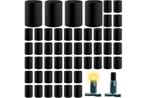 codree 120 Pcs Christmas No Glow Caps for String Lights, Silicone Wide Glow Christmas Light Covers, Soft Xmas Blackout Lights Cap Cover for 5mm Wide Angle LED Lights to Hide The Extra Light