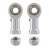 Biaungdo 2 Pcs 304 Stainless Steel PHSB6 Rod End