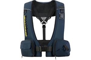 Poesidon Adjustable Lightweight Breathable Water Safety Life Jacket | Classic Unisex Design | Multi-Functional Dual Storage Pockets | Suitable for Various Water Activities