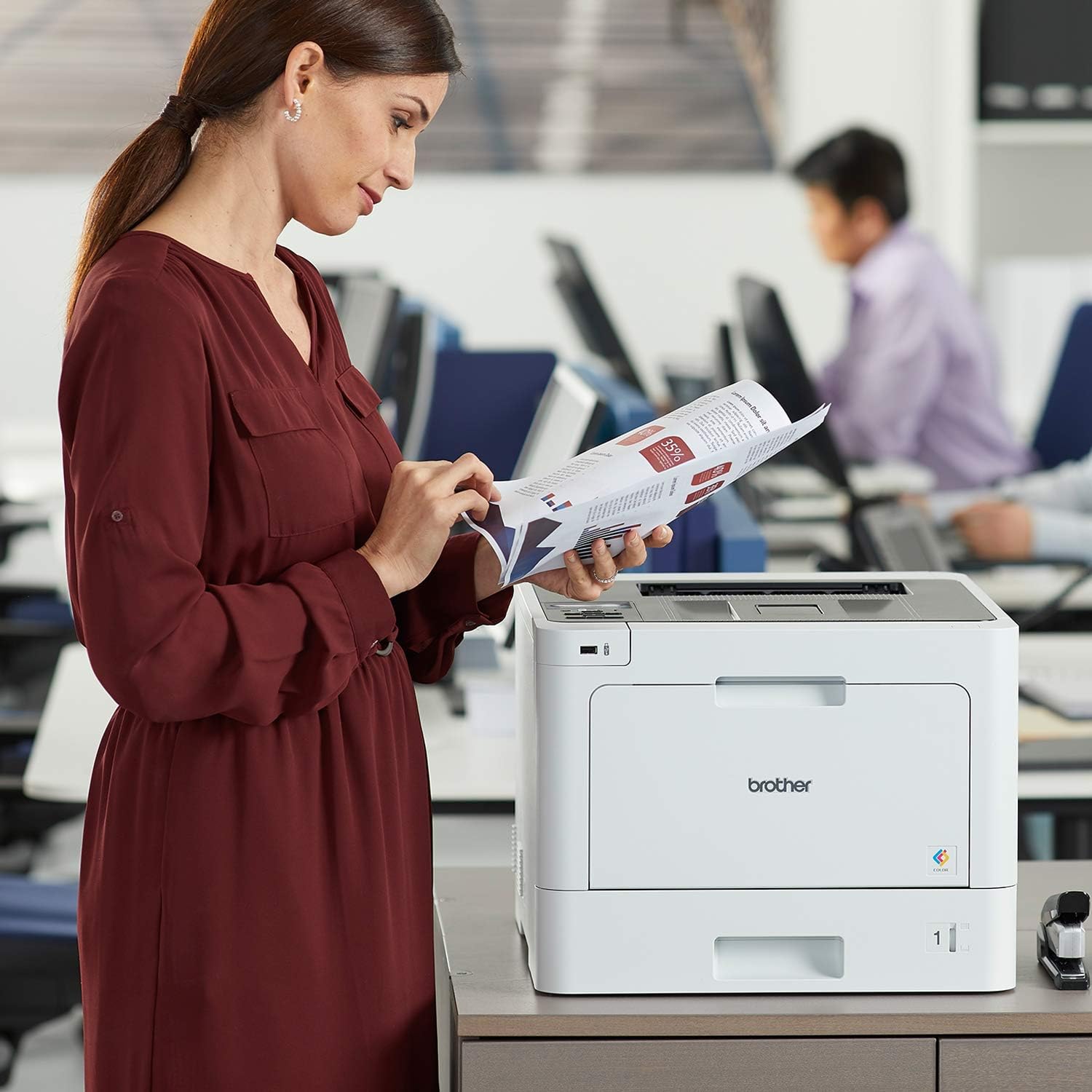 Brother HL-L8260CDW Business Color Laser Printer, Duplex Printing, Flexible Wireless Networking, Mobile Device Printing, Advanced Security Features –  Dash Replenishment Ready: Electronics