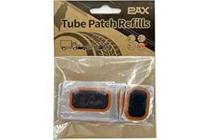 PAX 12 Pcs Inner Tube Patch Refills, 4 Pcs X 24x41mm/ 24x35mm/ 34x52mm. Puncture Flat Tire Repair Patch Kit for Bicycle, Moto