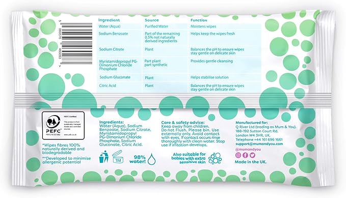 mum and you baby wipes