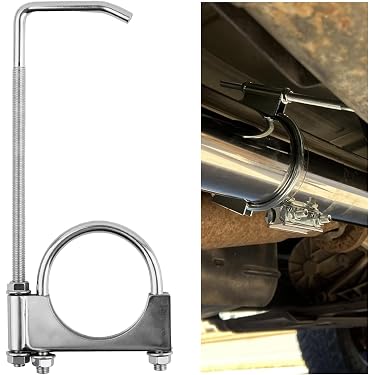 Universal Exhaust Hanger Clamp & Bracket - Fits 50mm Pipe - Direct OEM Replacement