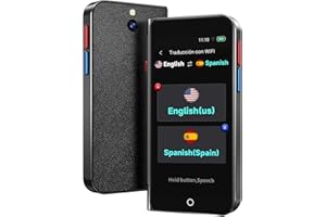ACODO Language Translator Device No Wifi Needed, High-end Upgraded Ai Translator, Offline Real-Time Voice Spainish Translation, Support 139 Languages, Recording&Photo Premium Translation Device for Business
