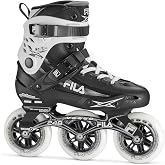 Fila Houdini Pro 110mm Unisex Fitness Inline Skates, 3x110mm Wheels | Aluminum Frame - ABEC-9 Bearings - Shock-Absorbing Heel, available in men's size 6 to 13, women 7 to 14