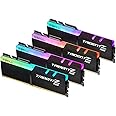 G.SKILL Trident Z RGB Series (XMP) DDR4 RAM 128GB (4x32GB) 3600MT/s CL18-22-22-42 1.35V Intel AMD Desktop Computer Memory UDIMM (F4-3600C18Q-128GTZR)