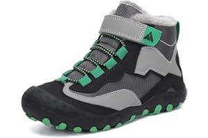 Mishansha Kids Hiking Boots Toddler Girls Boys Hiking Shoes Water-Resistant Anti-Collision Non-Slip Athletic Outdoor Trekking Boots