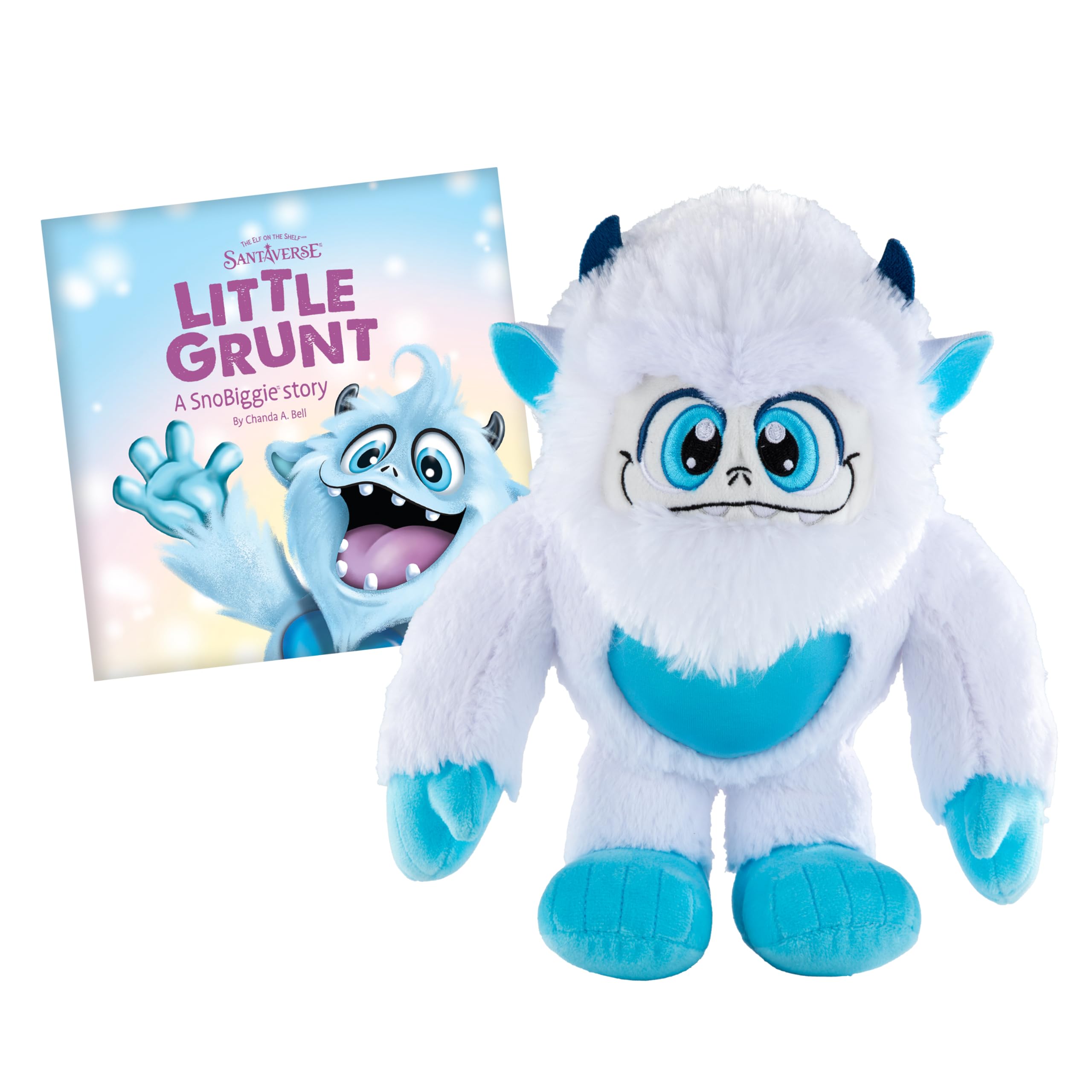 The Elf on the Shelf SnoBiggie Little Grunt Plush Yeti and Book