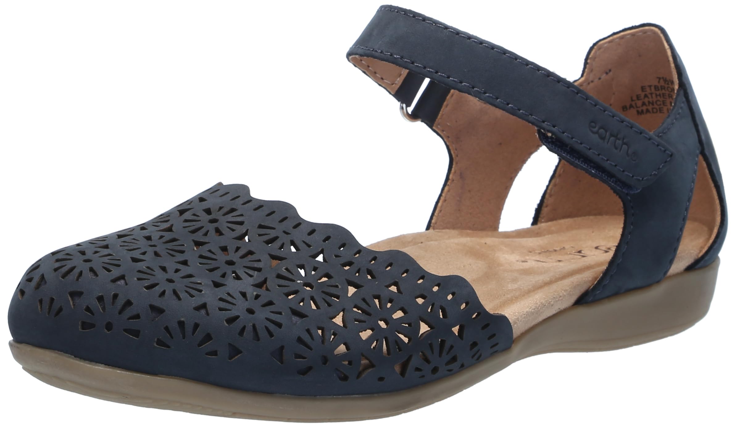 Earth Footwear Women's, Bronnie Sandal, DARK BLUE 400, 7.5 W Image