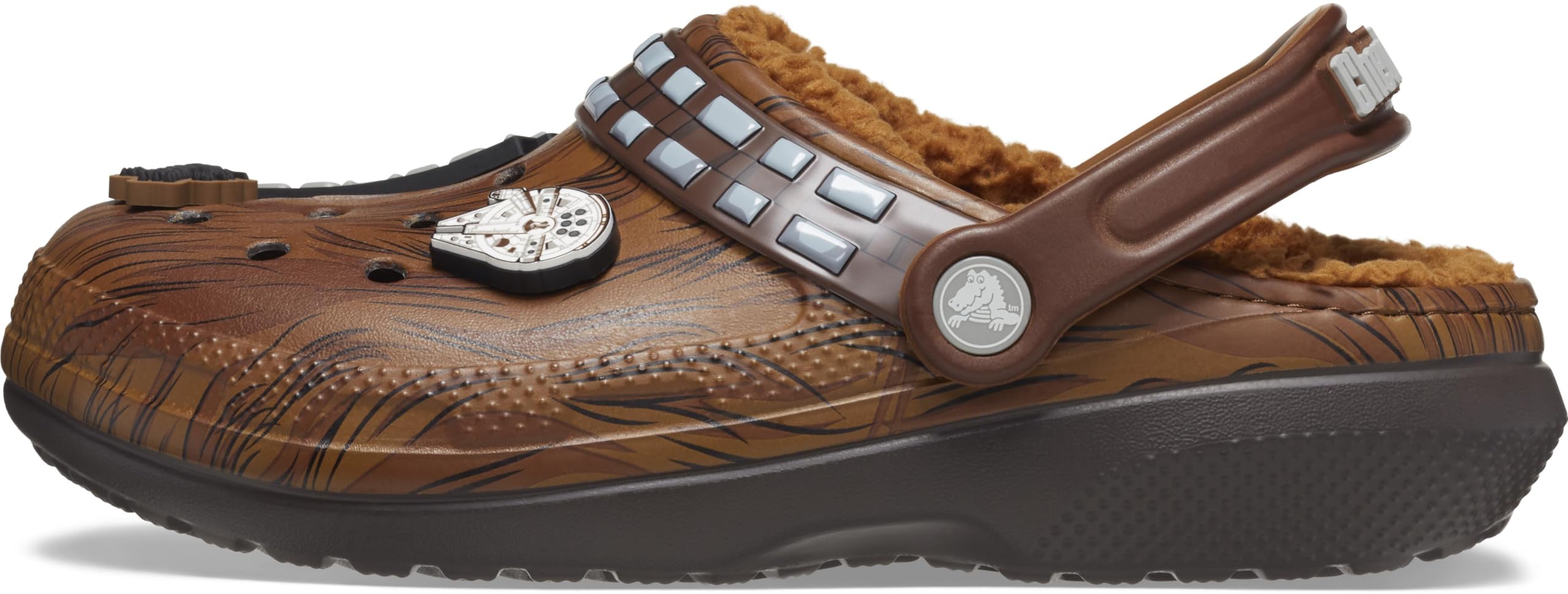 Crocs Unisex Adult Star Wars Chewbacca Classic Lined Clog Fuzzy Slippers