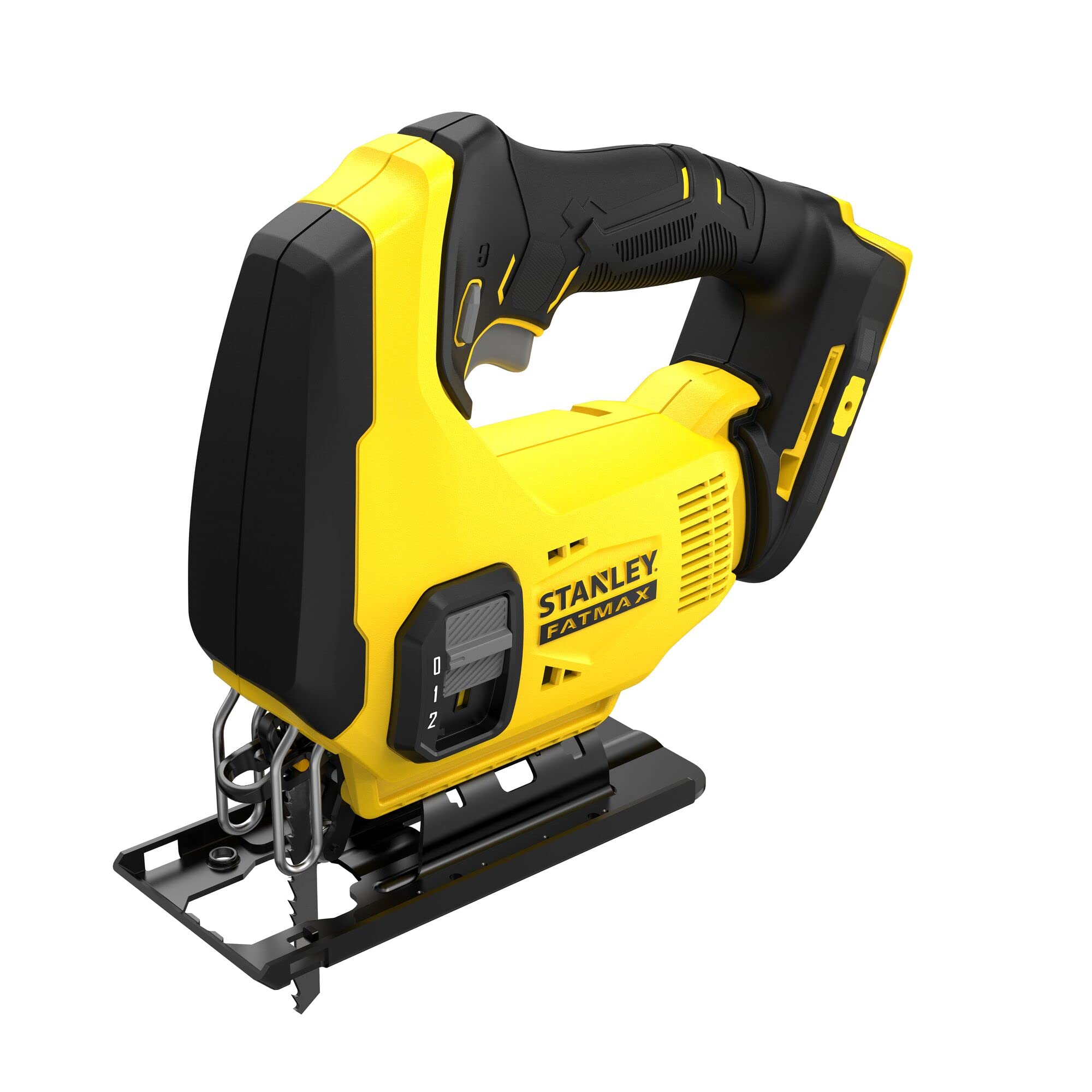 Stanley SFMCS600B-XJ Saw De Calar V20 18v Con Accion Pendular, Velocidad Variable 0-2.500 CPM, Longitud De Carrera 19mm, Corte A Bisel 45deg/45deg. Sin Cargador/bateria for DIYers &...