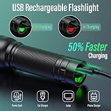 GEARLITE LED Torch Rechargeable 2000LM 2 Pack Adjustable Focus 3 Modes view 2