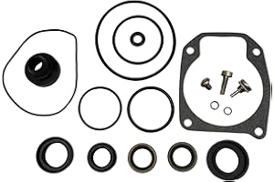 SeaSierra 433550 Lower Unit Seal Kit for Johnson Evinrude Outboard 2-Cyl Engine 40 48 50 HP 1989-2005 Sierra 18-2694
