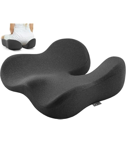 Extra Large Memory Seat Cushion For Office Chair Pressure Relief Sciatica & Tailbone - View #6
