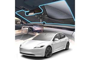 YAMPAHPA [2025 Upgrade] Windshield Sun Shade Umbrella, Foldable Car Sun Shade with Vinyl Coating Heat Shield UV Ray Reflector Keeps Cool and Protect Interior, for Auto Trucks Sedan SUV (57" x 31")