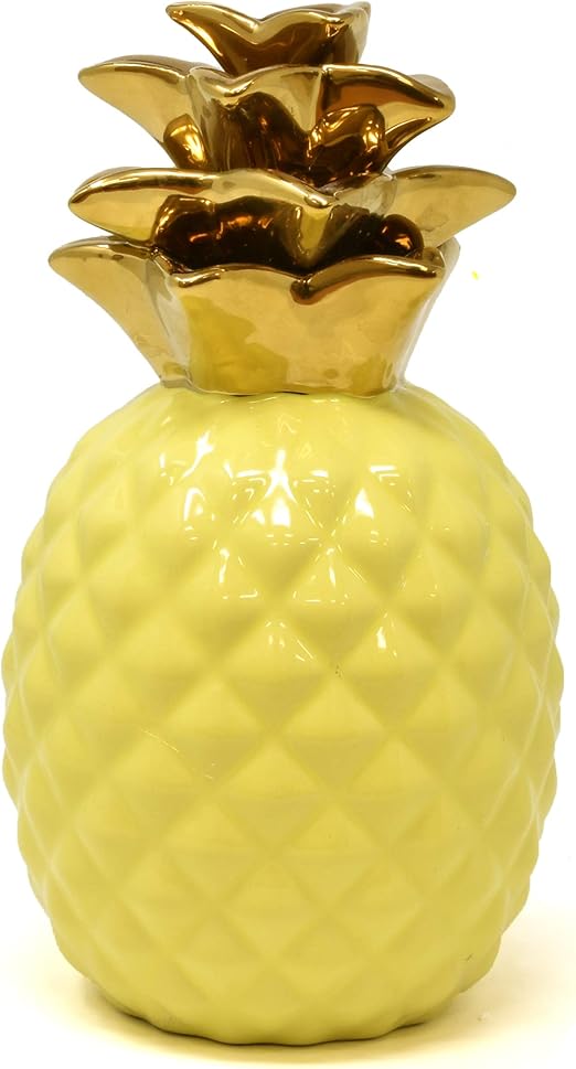 Amazon Com Gift Boutique 9 Elegant Ceramic Pineapple Centerpiece