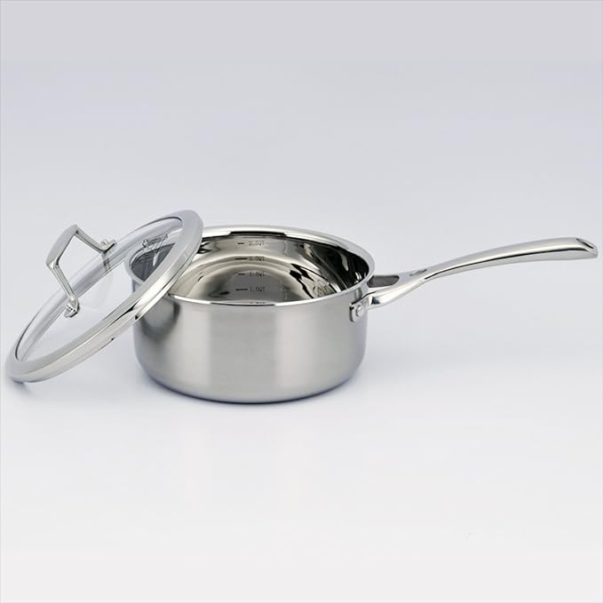 Amazon Com Kucht Culinary Professional 3 Ply Cookware Set 10 Piece Stainless Steel Kitchen Dining