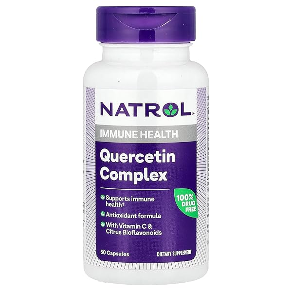 NATROL QUERCETIN – 500 MG – 50 CAPSULES