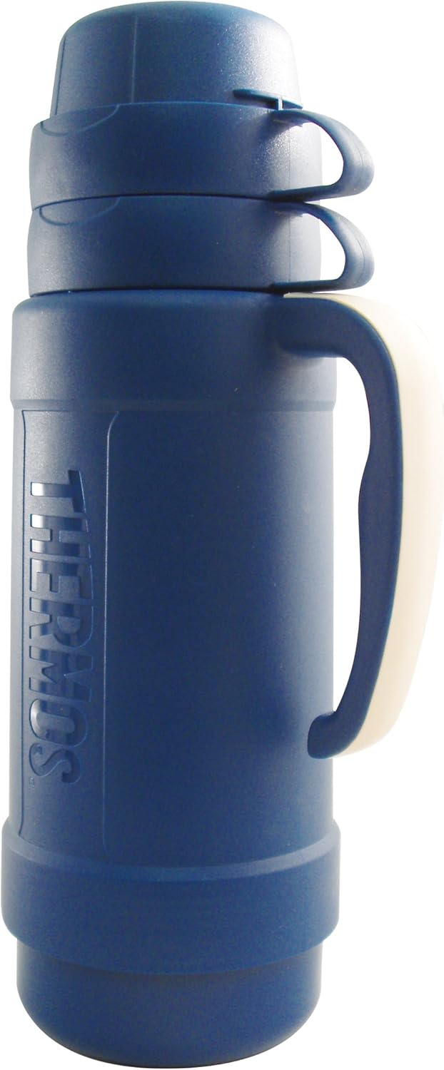 THERMOS Eclipse Termo con Revestimiento de Cristal (1 L), Color Azul