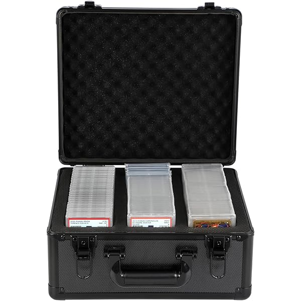 Amazon.com: CASEMATIX Graded Card Storage Box Case Compatible with 30+ BGS PSA Graded Sports Trading Cards or 150+ Top Loader Card Storage Case, Waterproof Graded Card Case With Card Case Dividers : Amazon.com: CASEMATIX Graded Card Storage Box Case Compatible with 30+ BGS PSA Graded Sports Trading Cards or 150+ Top Loader Card Storage Case, Waterproof Graded Card Case With Card Case Dividers :