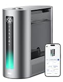 DREO 6L Humidifiers for Bedroom, Smart Warm & Cool Mist for Large Room, 60Hr Quiet Runtime for Baby, Plant, Humidity Sensor, Indicator Light, 12H Timer, Google/Alexa, HM713S