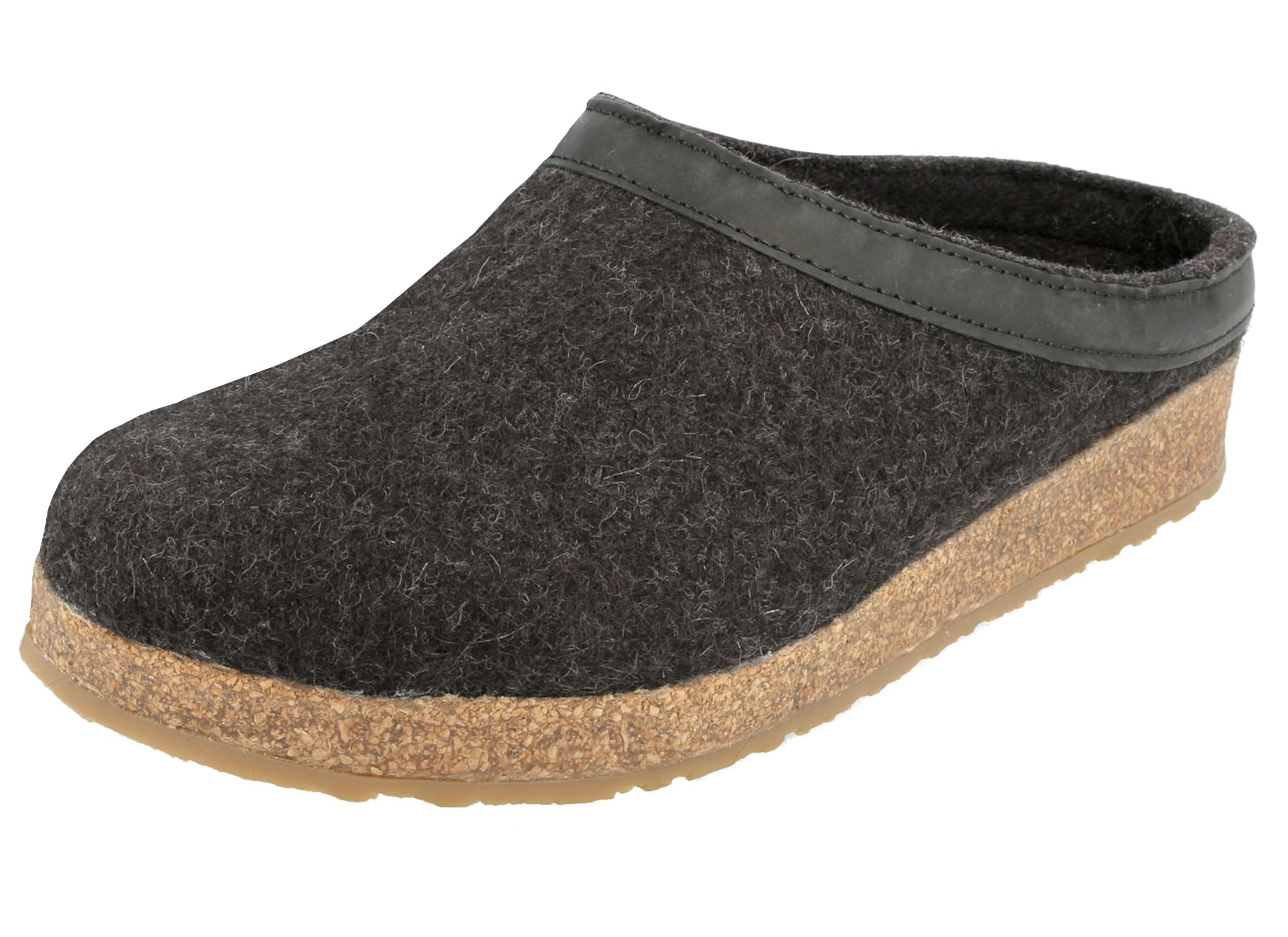 Haflinger Unisex Adult Grizzly Torben Slippers,Gray (graphite 77), 3 UK (36 EU)
