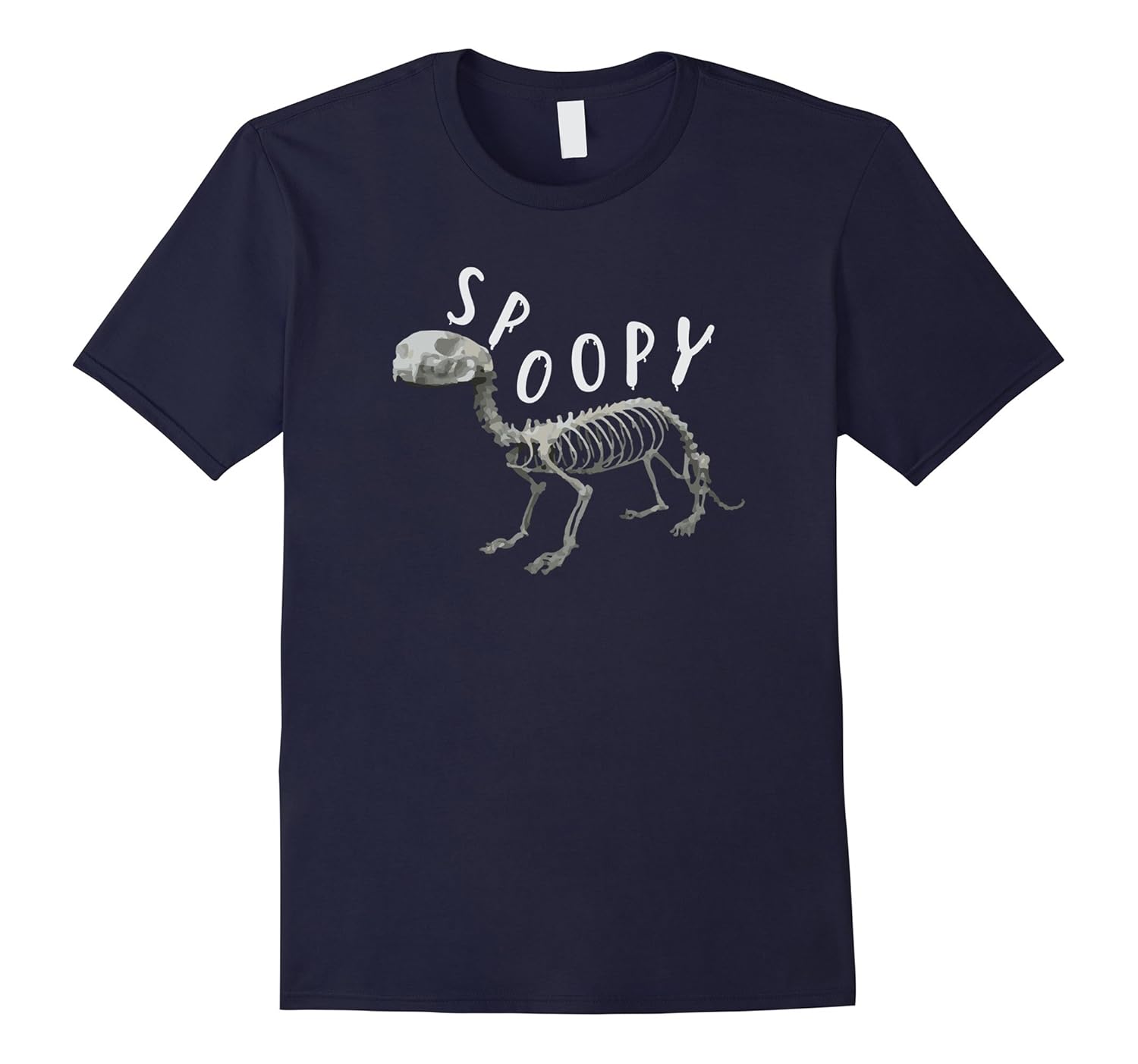 Spoopy Skeleton Ferret T-Shirt | Funny Halloween Meme Gift-Rose