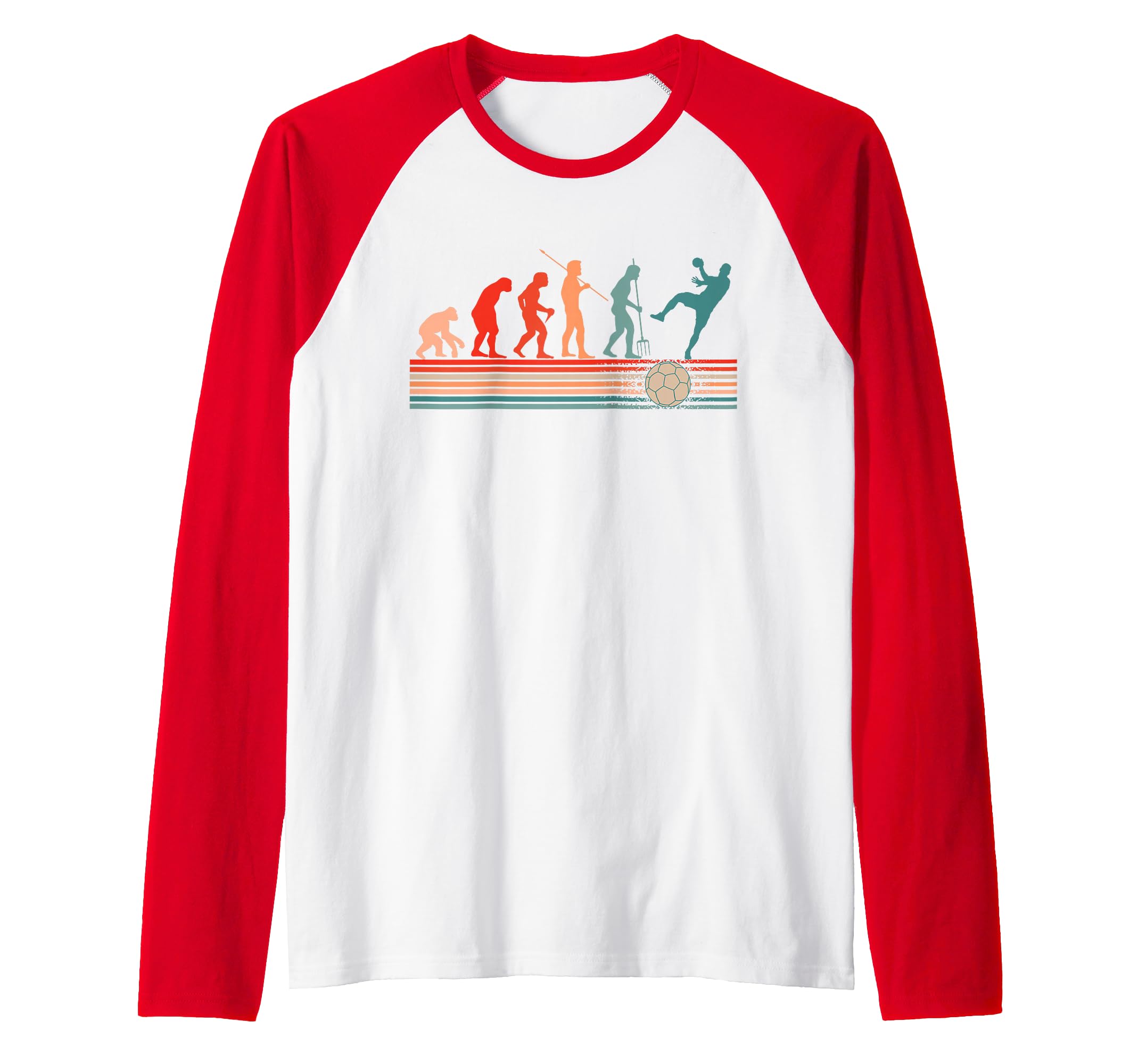 Handballers Handball Vintage Handballplayer Handball Raglan Baseball Tee