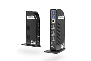 Plugable 4K Docking Station Triple Monitor with 100W Power Delivery, USB-C Dock for Thunderbolt and USB-C Windows and Mac M1 M2 M3 (3X HDMI, DisplayPort, 1x USB-C, USB 3.0, SD Card)