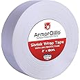 ArmorDillo Poly Shrink Wrap Tape with UVI Protection- Multi-Purpose, for Shrink Wrap Film, Boats, RV, Plumbing and Many Other Uses. Durable, Heavy-Duty, Waterproof (2" x 180ft)