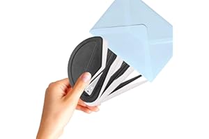 GLSGSB Letter Opener Envelope Slitter – Envelope Opener,Mail Opener,Wrapping Paper Cutter,Package Opener (Black*3+White*3)