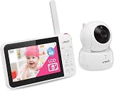 VTech VM924 Video Baby Monitor with Camera Pan & Tilt 5 inch LCD 17 Hr Battery view 3