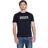 Guess Mens Eco Short Sleeve Guess Embossed Logo Tee