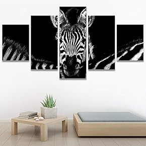 SIGNWIN 5 Panel Canvas Wall Art Modern Art...