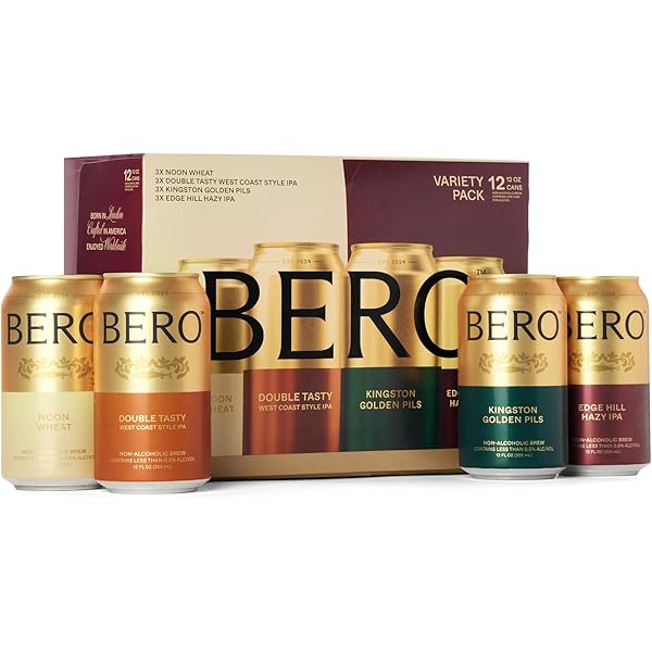 Ted Segers Non-Alcoholic Beer 12 Pack - Crisp NA Brew Made With Michigan Hops