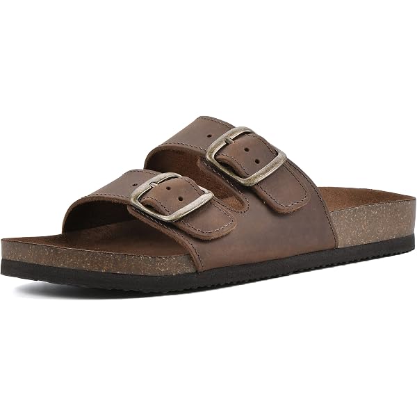 CLIFFF BY WHITE MOUNTAIN Men’s Olive Braided Slide Sandals with Buckle Cliffs by White Mountain Truly Women main image 4