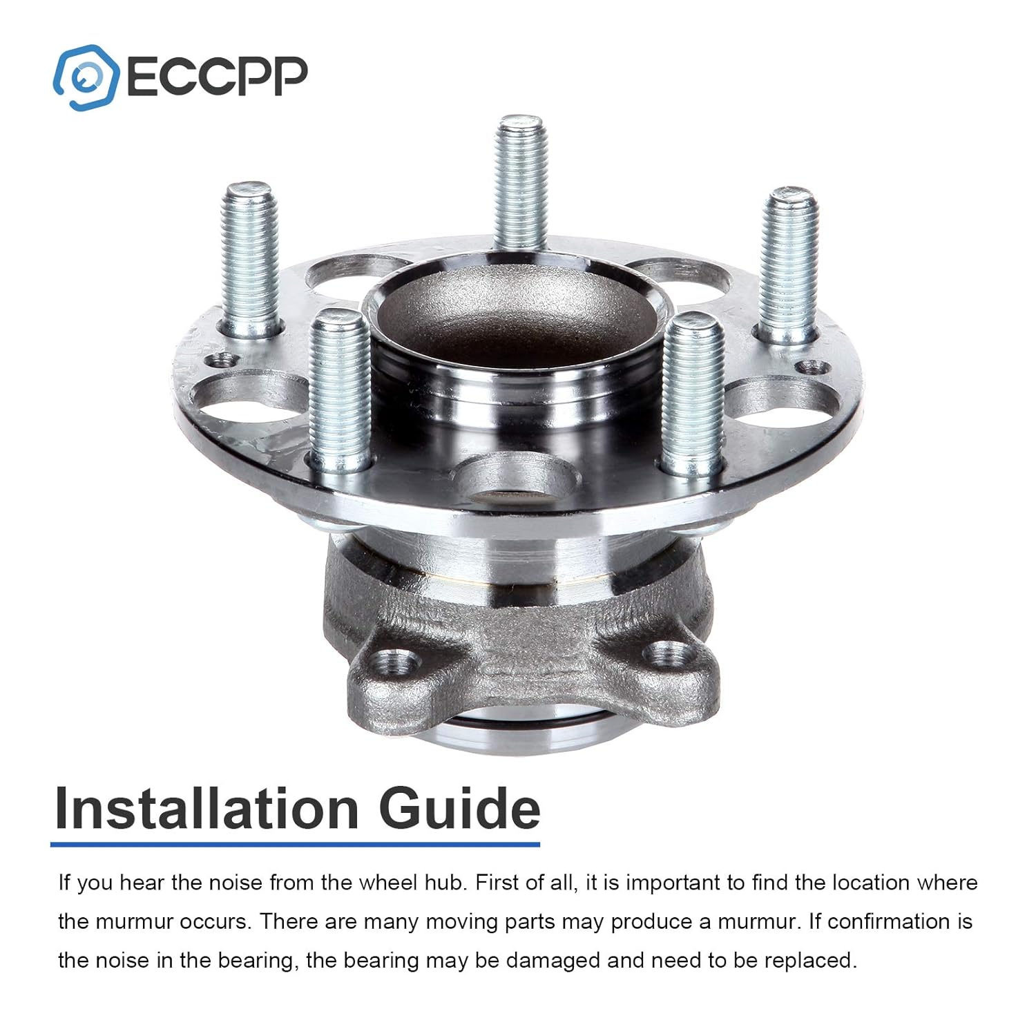 ECCPP Wheel Hub and Bearing Assembly Front 510073 fit 20062010 Acura CSX 20062011 Honda Civic