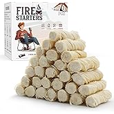 70 pcs Fire Starter, Natural Fire Starters for Fireplace Indoor, Campfires, Grill, Wood Stove, Fire Pit, Smoker, Chimney, Piz