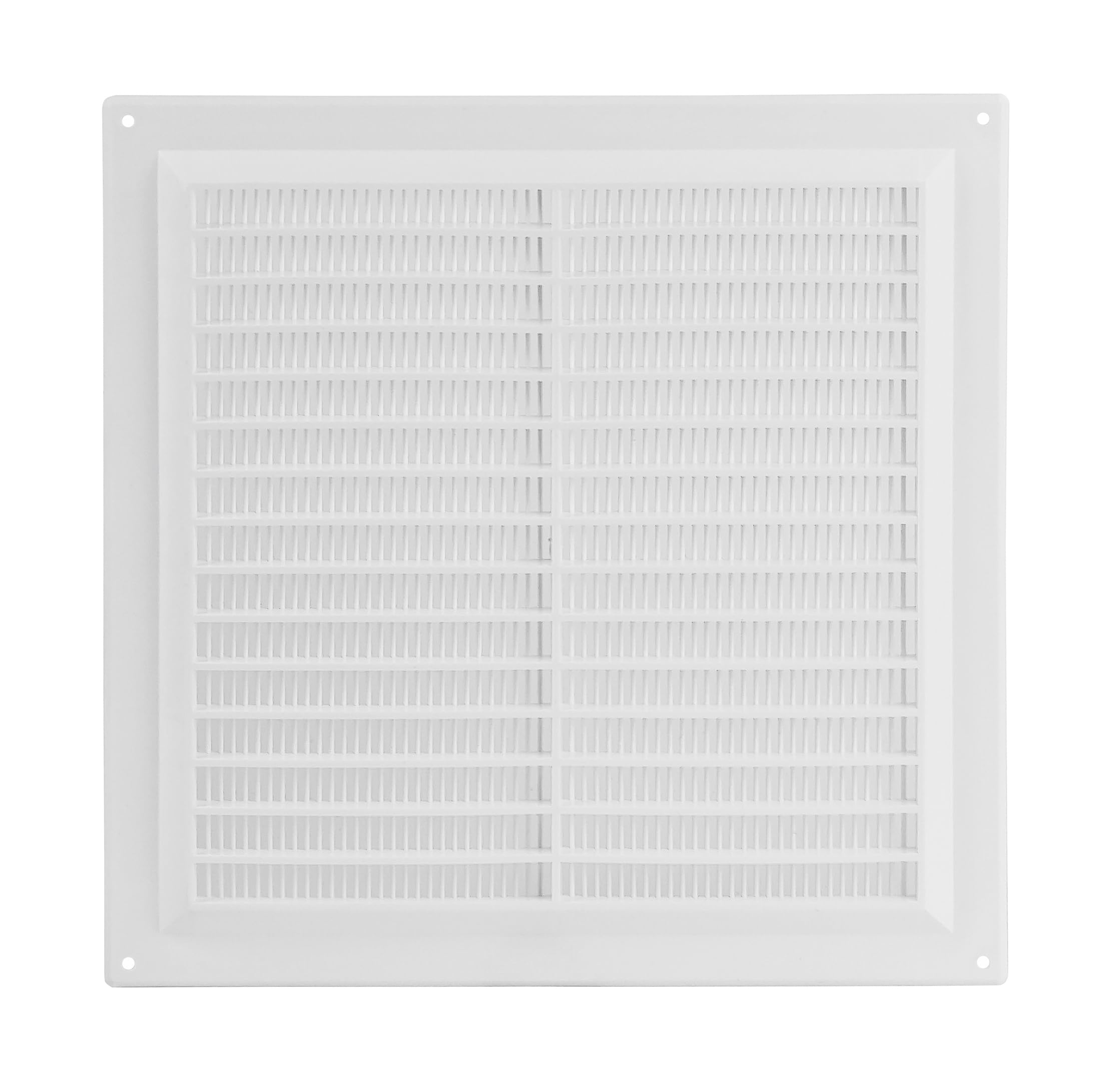 Steinberg14 White 250x250mm Air Vent Cover with Insect Mesh - 10x10 inch Ventilation Grilles for Walls and Ceilings - Internal Covers - Air Vents for Interior Walls - Plastic Ventilation Grille