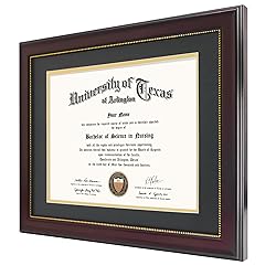 GraduationMall 8.5x11 Diploma Frame with Black over
