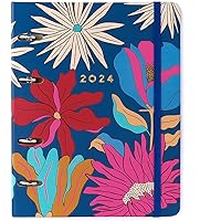 Agenda Planner Argolado 2024 Pólen Semanal Notas A5 Tropicália Azul, Cicero