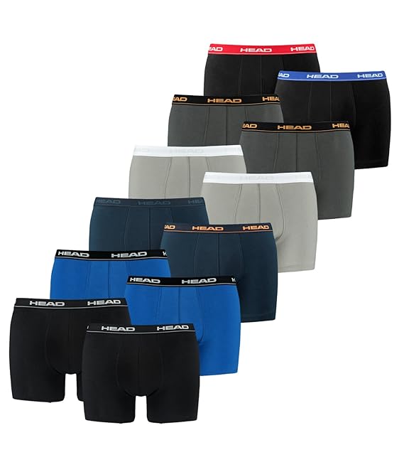 HEAD Herren Boxershorts 841001001 12er Pack