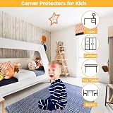 ZHIYE Corner Protectors for Kids 22 Pcs Clear Baby Proofing Corners view 4
