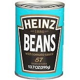Heinz Beans in Tomato Sauce, 13.7 Ounce Cans (Pack of 24) | Classic Canned Beans in Rich Tomato Sauce | Convenient Pantry Staple for Breakfast, Lunch, Dinner and Everyday Meals