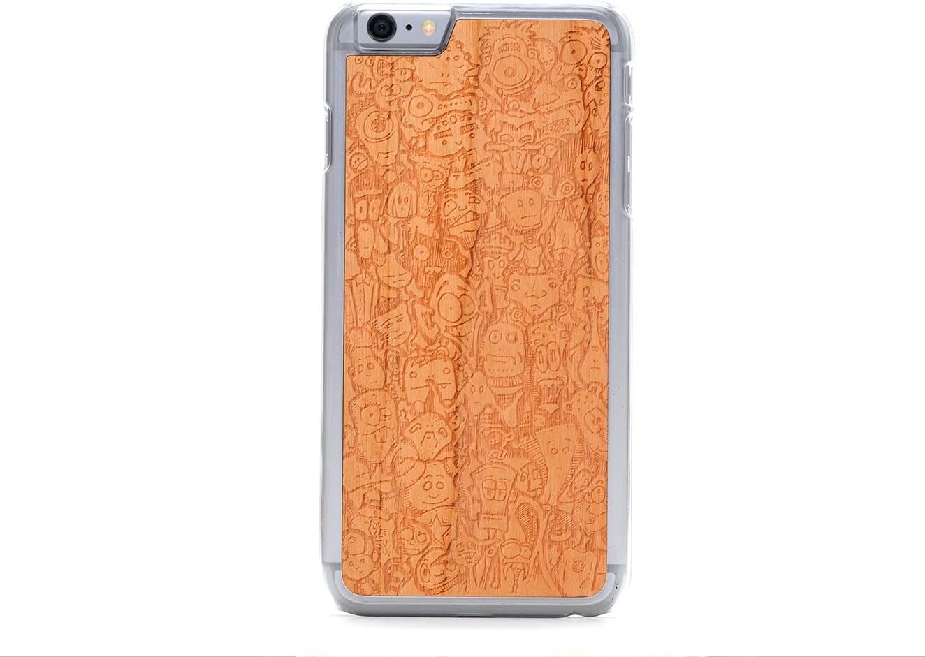 CARVED Misfits by Augiewan Engraved Cherry iPhone 6/6s Plus Slim Clear