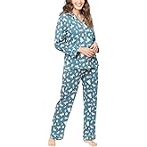 PajamaGram Fuzzy Pajamas For Women - Snuggle Fleece PJ Set For Women