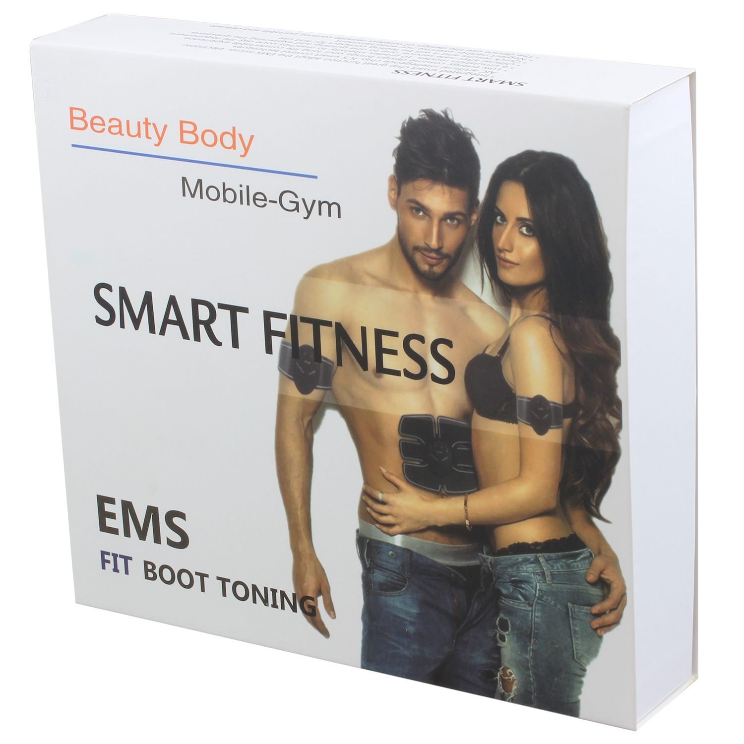 wivarra Elettrostimolatore Muscolare Trainer EMS Tonificante Cintura Addominale Muscle Toner Elettronico per Addome Gambe Braccio Vita Portatile senza Fili 10 Intensità