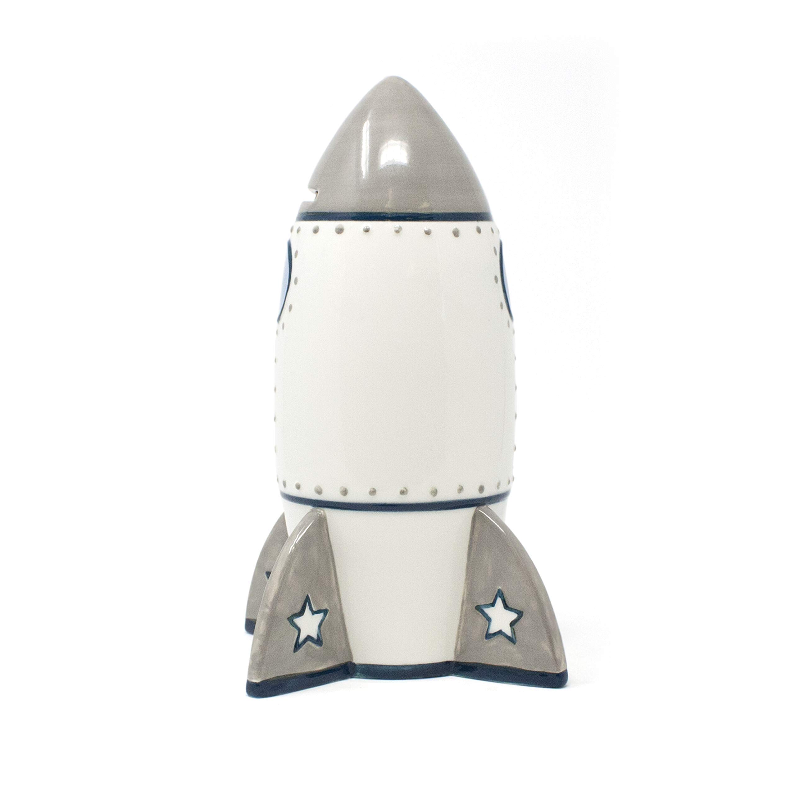 Child to Cherish Roger Rocket Piggy Bank for Boys