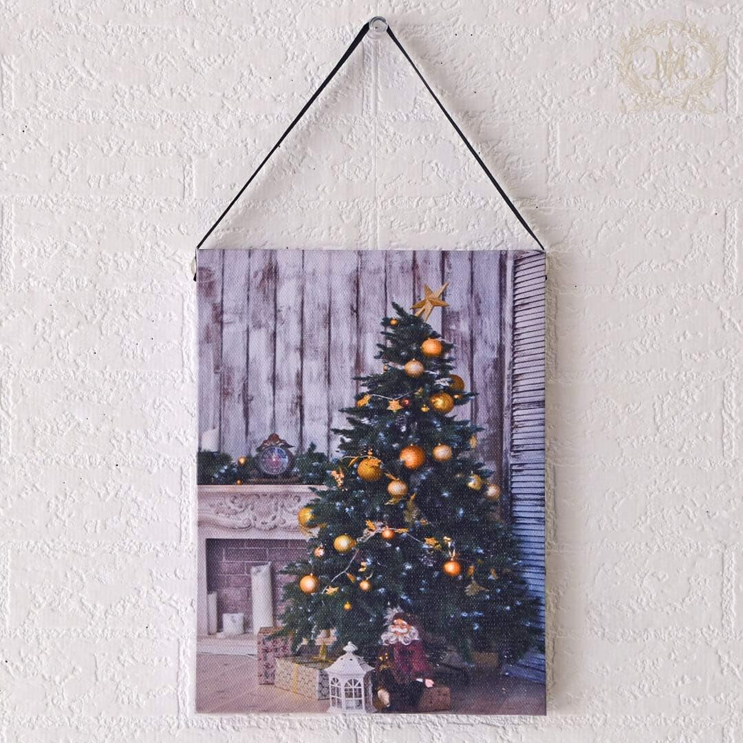 Amazon LEDウォールアートS/ツリー 壁面アート 2020クリスマス雑貨 ウォールデコレーション クリスマス雑貨 おもちゃ