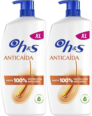 Champô Anti-Queda de Cabelo Anticaspa com Cafeína, Clinicamente Testado, 2x800ml